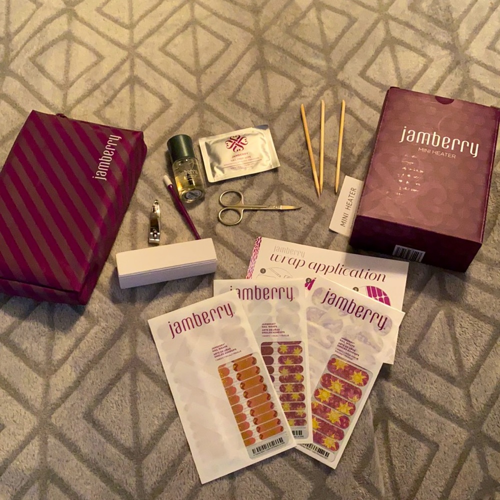 Jamberry Nail Wraps, Heater and nail prep set